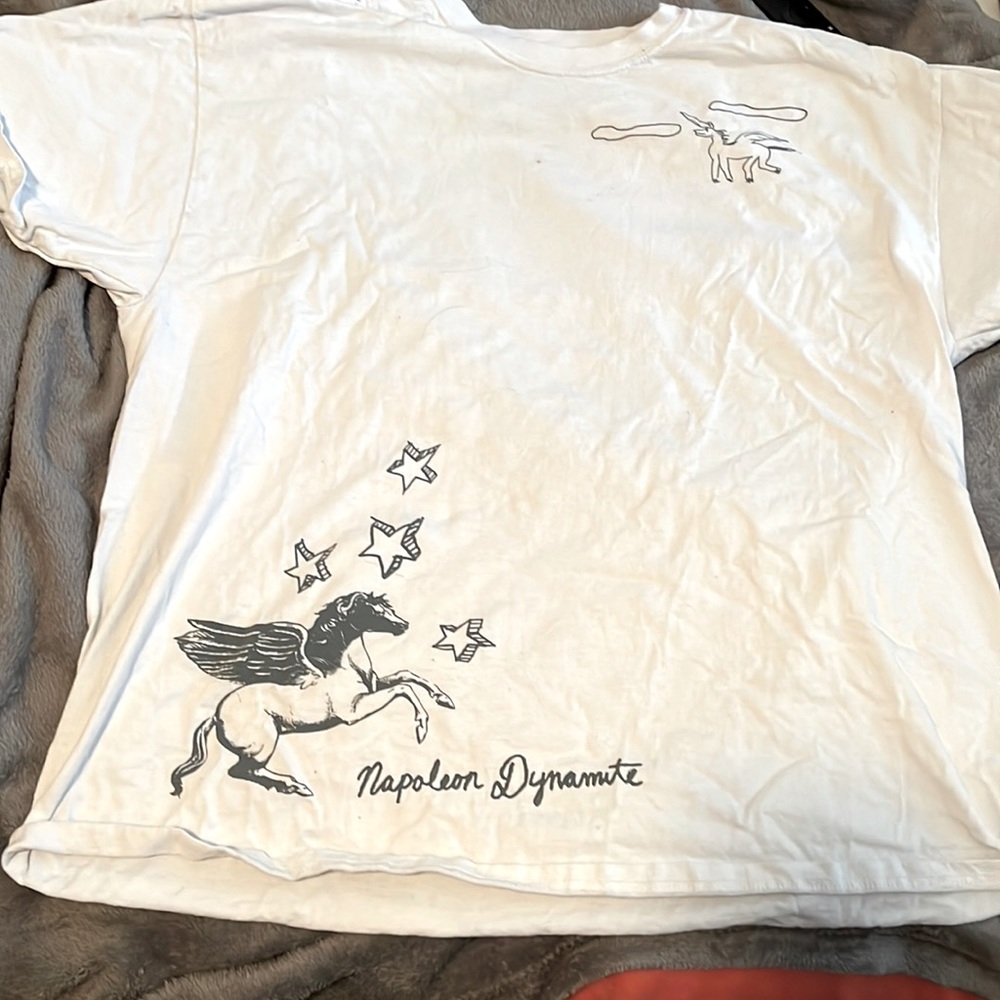 White Unicorn Napoleon Dynamite T Shirt